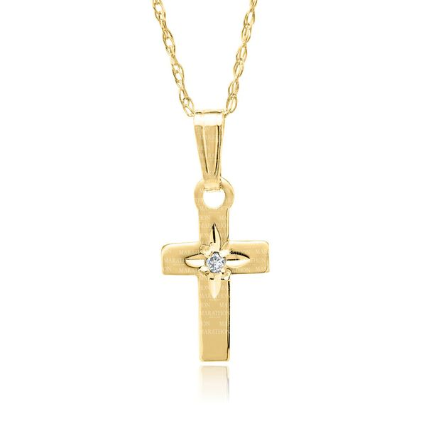 Children's Diamond Cross Necklace The Source Fine Jewelers Greece, NY