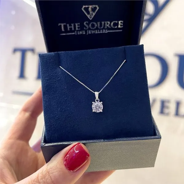Lab Grown Diamond Pendant Image 2 The Source Fine Jewelers Greece, NY