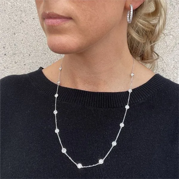 Lab Grown Diamond Necklace Image 2 The Source Fine Jewelers Greece, NY