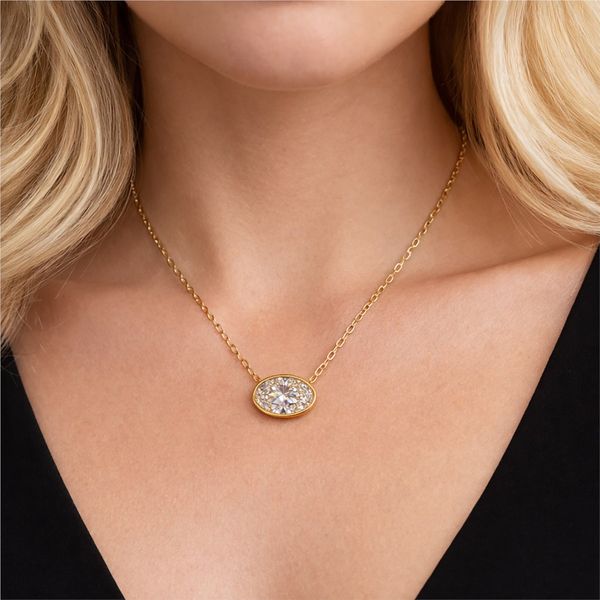 Lab Grown Diamond Necklace Image 2 The Source Fine Jewelers Greece, NY