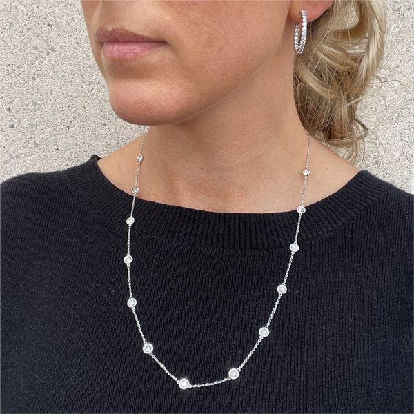 Lab Grown Diamond Necklace Image 2 The Source Fine Jewelers Greece, NY