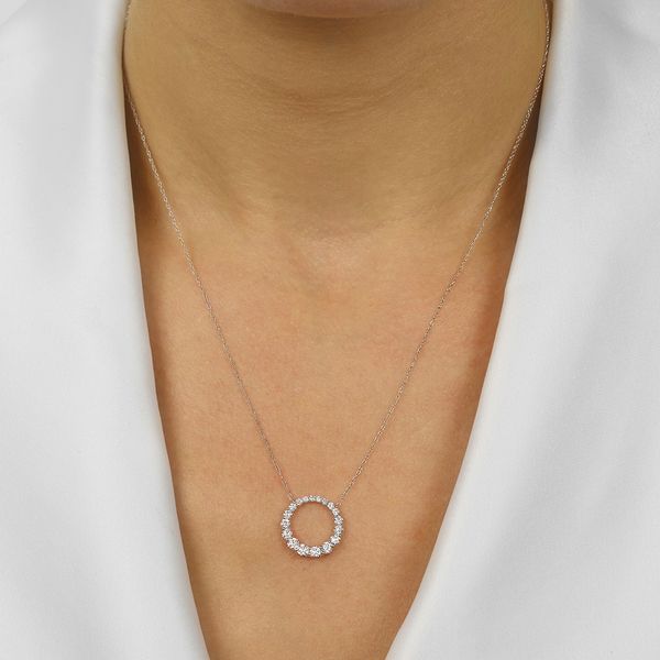 Lab Grown Diamond Necklace Image 2 The Source Fine Jewelers Greece, NY