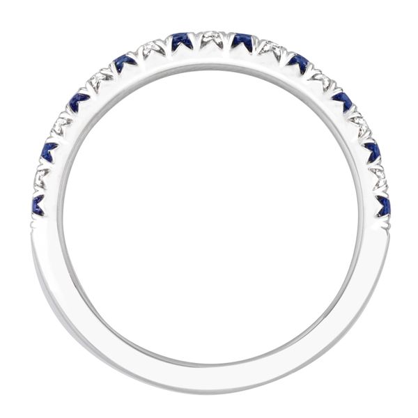 14K Sapphire Wedding/Stacking Ring Image 2 The Source Fine Jewelers Greece, NY