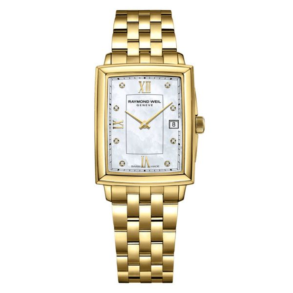 Ladies Classic Gold 11 Diamond Quartz Watch - Toccata | RAYMOND WEIL