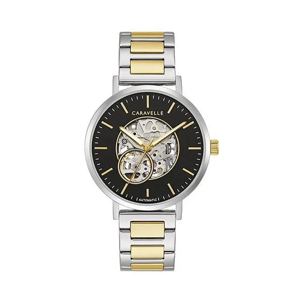 Caravelle sales skeleton watch