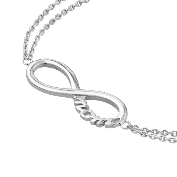Mom Infinity Bracelet Image 2 The Source Fine Jewelers Greece, NY