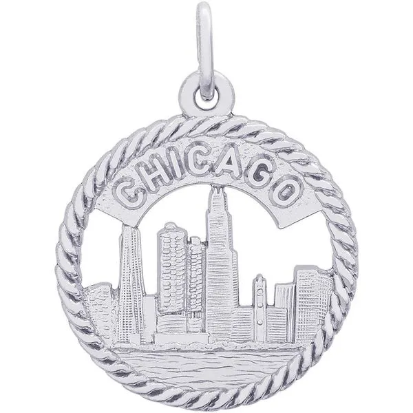 Rembrandt NY Skyline Pendant Gold Plated Silver Rembrandt NY Skyline Pendant Gold Plated Silver
