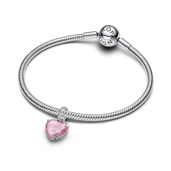 I Love You Mom Charm Image 3 The Source Fine Jewelers Greece, NY