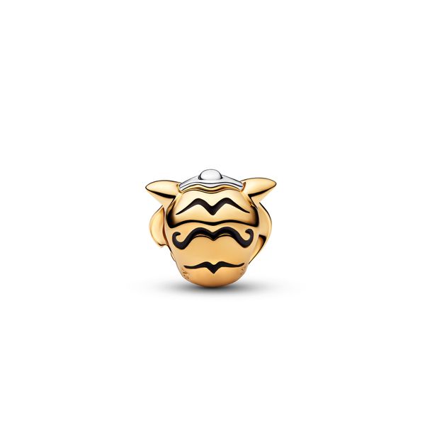 Pandora DISNEY 14 Karat Yellow Gold Plated & Sterling Silver Princess Jasmine Rajah Charm Image 2 The Source Fine Jewelers Greece, NY