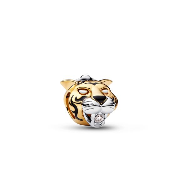 Pandora DISNEY 14 Karat Yellow Gold Plated & Sterling Silver Princess Jasmine Rajah Charm The Source Fine Jewelers Greece, NY
