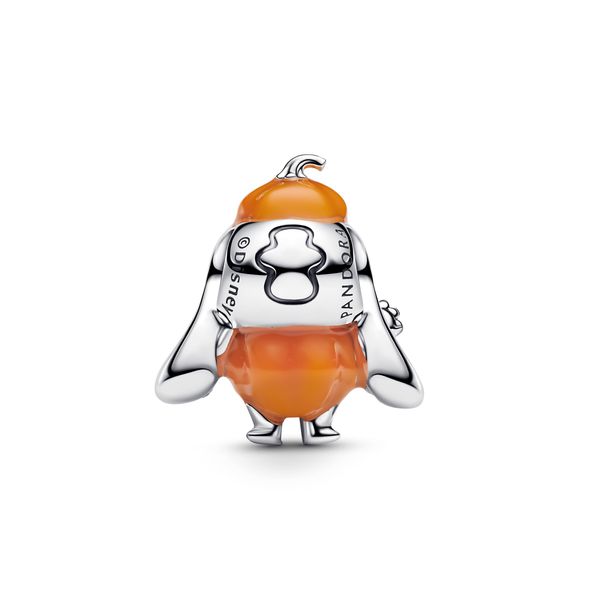 Pandora DISNEY Sterling Silver Stitch Halloween Pumpkin Charm Image 2 The Source Fine Jewelers Greece, NY