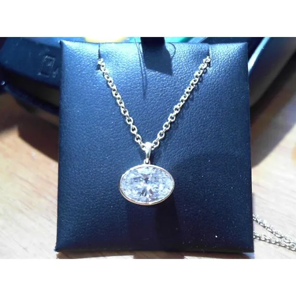 Lab Grown Diamond Pendant The Yellow Door Brooklyn, NY