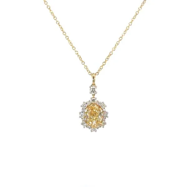 Lab Grown Diamond Pendant The Yellow Door Brooklyn, NY