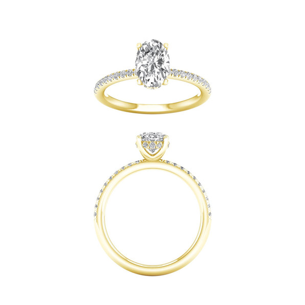 Lab Grown Diamond Engagement Ring The Yellow Door Brooklyn, NY