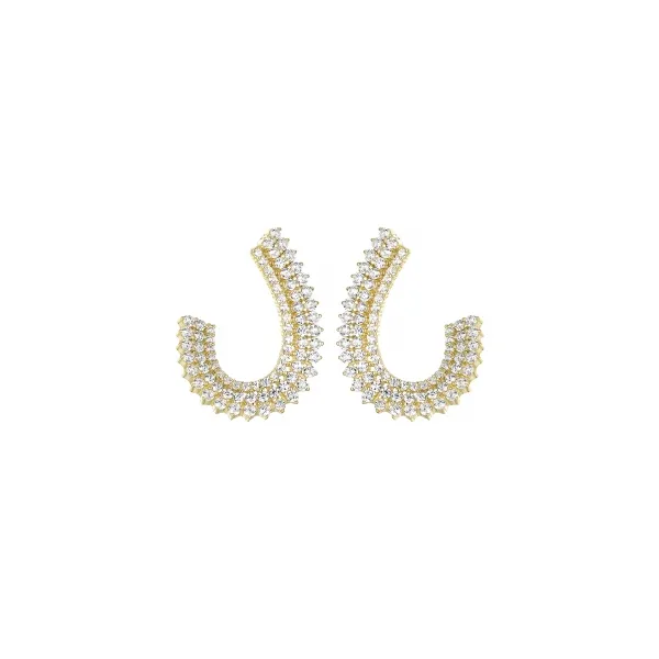 Couture Fashion Earrings The Yellow Door Brooklyn, NY