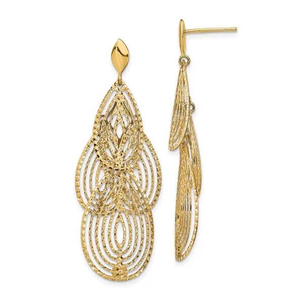 Gold Earrings The Yellow Door Brooklyn, NY