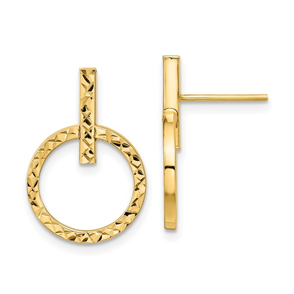 Gold Earrings The Yellow Door Brooklyn, NY