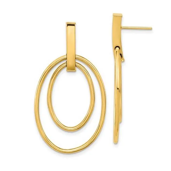 Gold Earrings The Yellow Door Brooklyn, NY