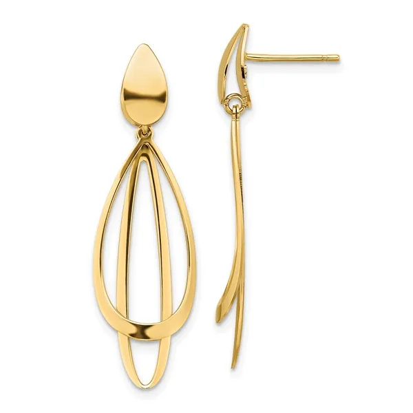 Gold Earrings The Yellow Door Brooklyn, NY