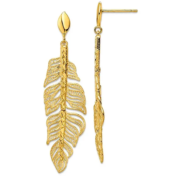 Gold Earrings The Yellow Door Brooklyn, NY