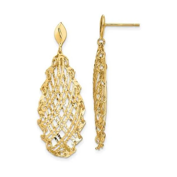 Gold Earrings The Yellow Door Brooklyn, NY