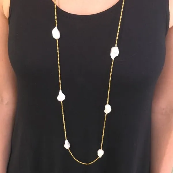 Gold Necklace The Yellow Door Brooklyn, NY