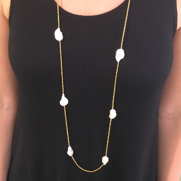 Gold Necklace The Yellow Door Brooklyn, NY