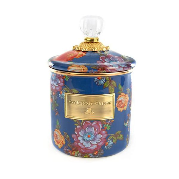 Mackenzie Childs Canister - Flower Market Small Canister The Yellow Door Brooklyn, NY