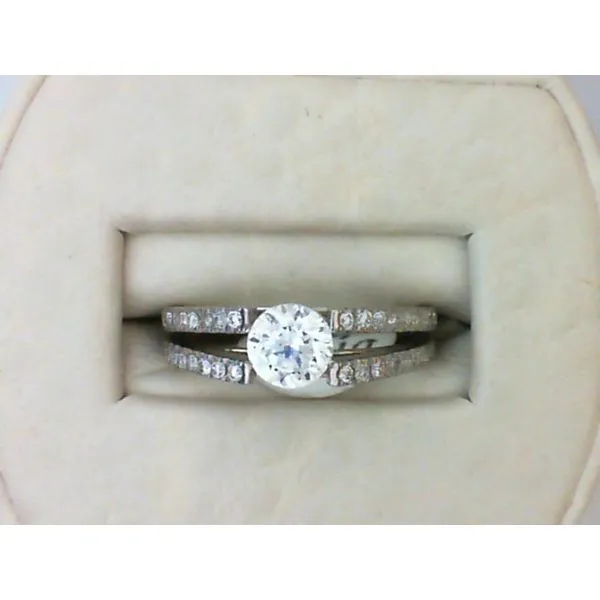 Natural Diamond Engagement Ring Image 2 Thomas A. Davis Jewelers Holland, MI
