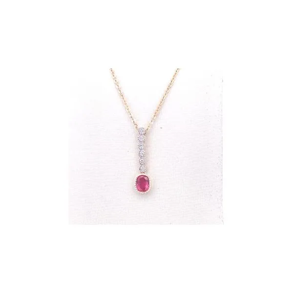 Colored Stone Necklace/Pendant Image 2 Thomas A. Davis Jewelers Holland, MI