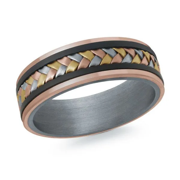 Gold Men's Wedding Band Thomas A. Davis Jewelers Holland, MI