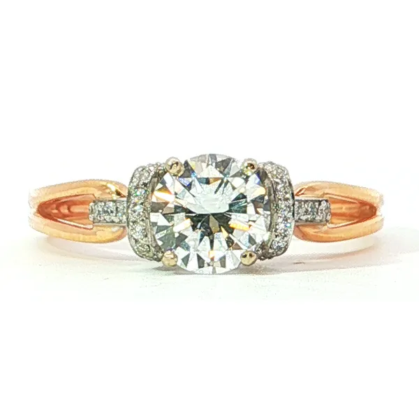 18K Two-Tone Diamond Engagement Ring Tipton's Fine Jewelry Lawton, OK