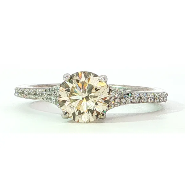 18K White Gold Diamond Engagement Ring Tipton's Fine Jewelry Lawton, OK