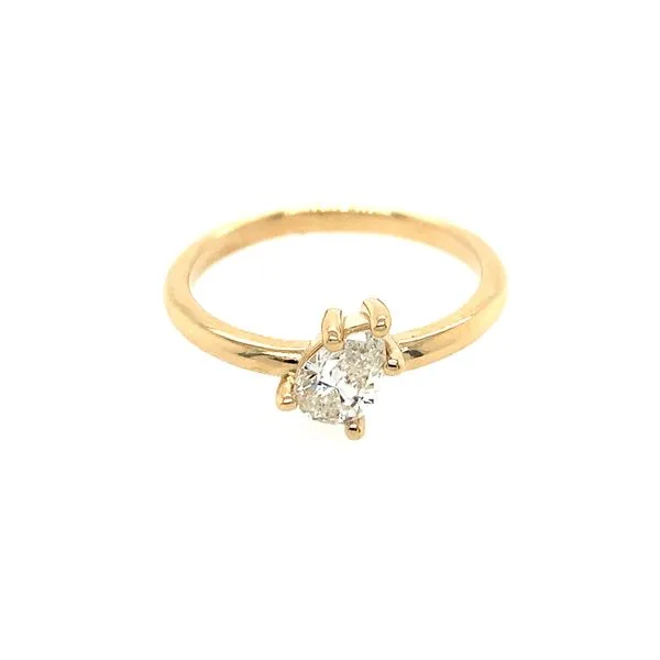 14K Yellow Gold Diamond Engagement Ring Tipton's Fine Jewelry Lawton, OK