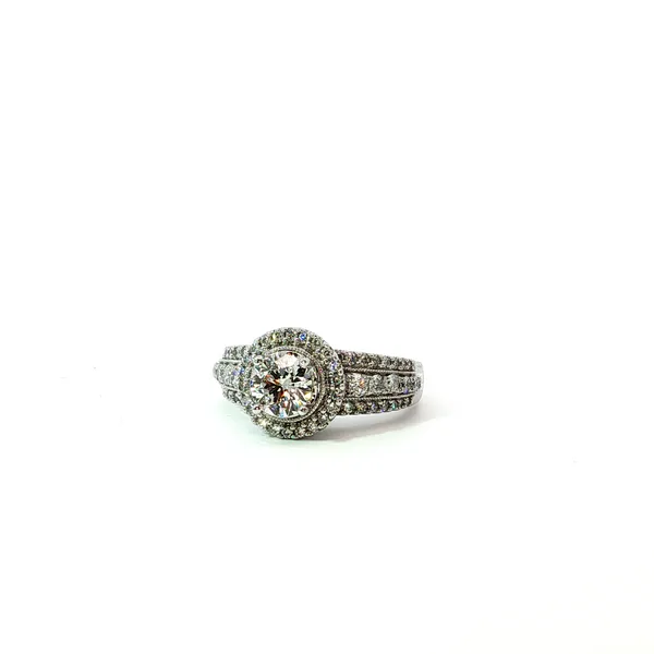 14K White Gold Diamond Engagement Ring Tipton's Fine Jewelry Lawton, OK