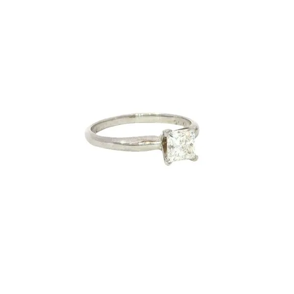 Platinum Diamond Engagement Ring Image 2 Tipton's Fine Jewelry Lawton, OK