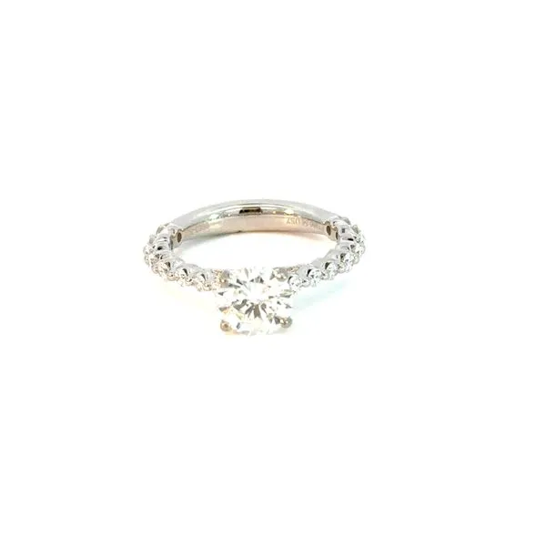 Platinum Diamond Engagement Ring Image 2 Tipton's Fine Jewelry Lawton, OK