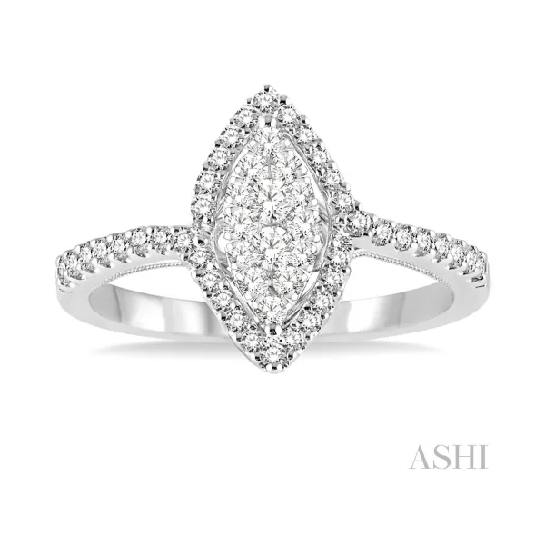 14K White Gold Diamond Engagement Ring Tipton's Fine Jewelry Lawton, OK