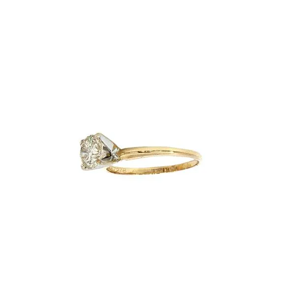 14Kt Yellow Diamond Engagement Ring Image 2 Tipton's Fine Jewelry Lawton, OK