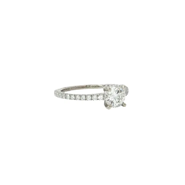 14Kt White Gold Diamond Engagement Ring Image 2 Tipton's Fine Jewelry Lawton, OK