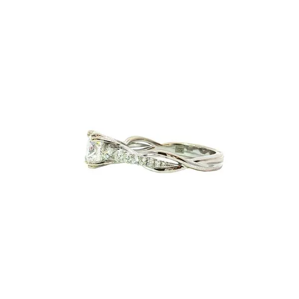 14Kt White Gold Diamond Engagement Ring Image 2 Tipton's Fine Jewelry Lawton, OK