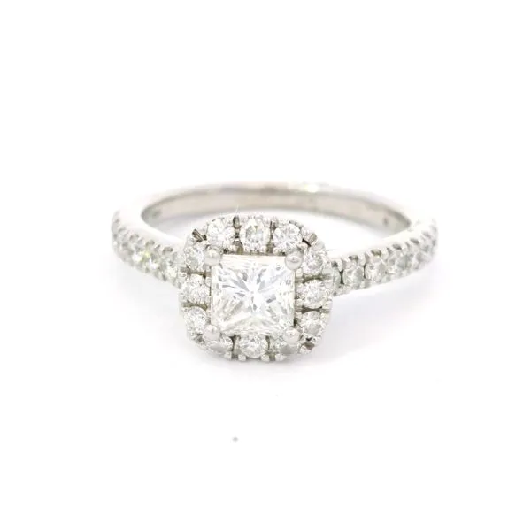 14K White Gold Diamond Engagement Ring Tipton's Fine Jewelry Lawton, OK