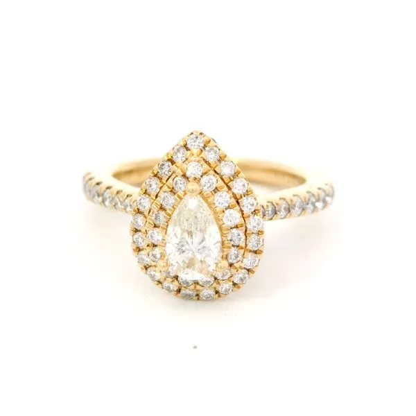 14K Yellow Gold Diamond Engagement Ring Tipton's Fine Jewelry Lawton, OK