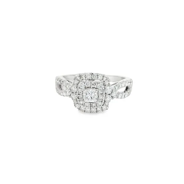 10K White Gold Diamond Engagement Ring Tipton's Fine Jewelry Lawton, OK