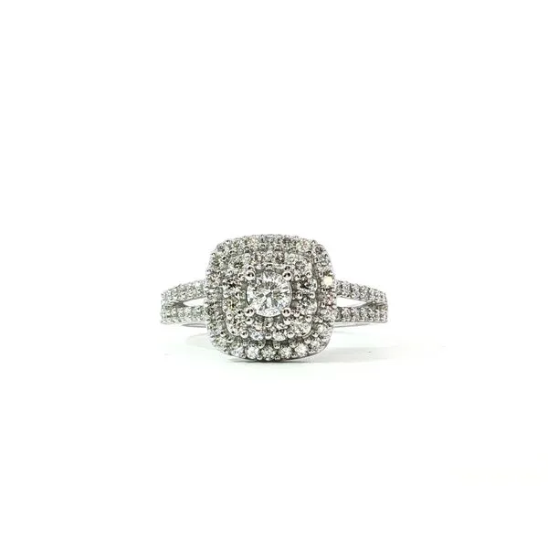 14K White Gold Diamond Engagement Ring Tipton's Fine Jewelry Lawton, OK
