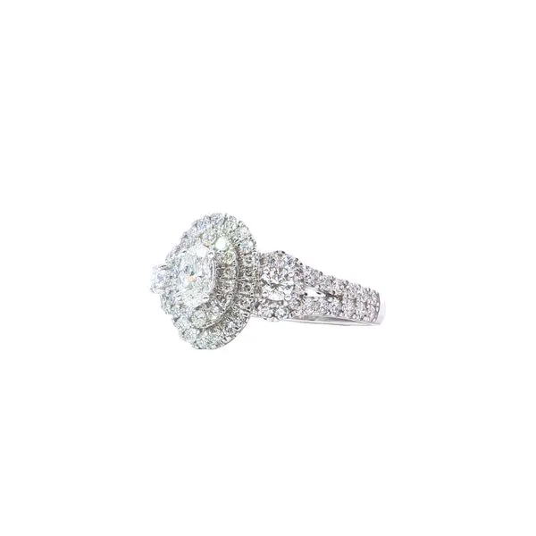 10K White Gold Diamond Engagement Ring Image 2 Tipton's Fine Jewelry Lawton, OK
