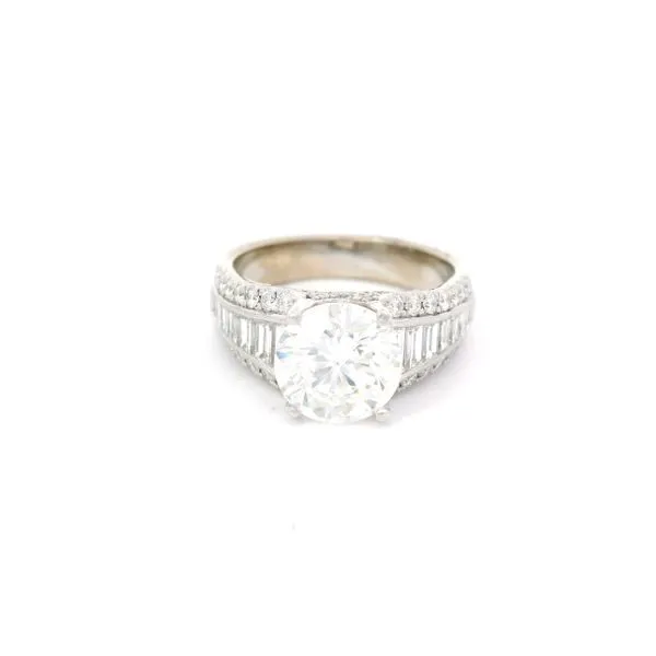 18K White Gold Diamond Engagement Ring Tipton's Fine Jewelry Lawton, OK
