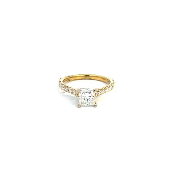 14K Yellow Gold Diamond Engagement Ring Tipton's Fine Jewelry Lawton, OK