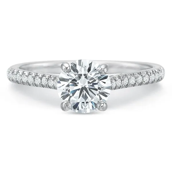 18K White Gold Diamond Engagement Ring Tipton's Fine Jewelry Lawton, OK