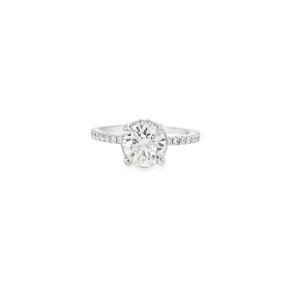 14K White Gold Diamond Engagement Ring Tipton's Fine Jewelry Lawton, OK